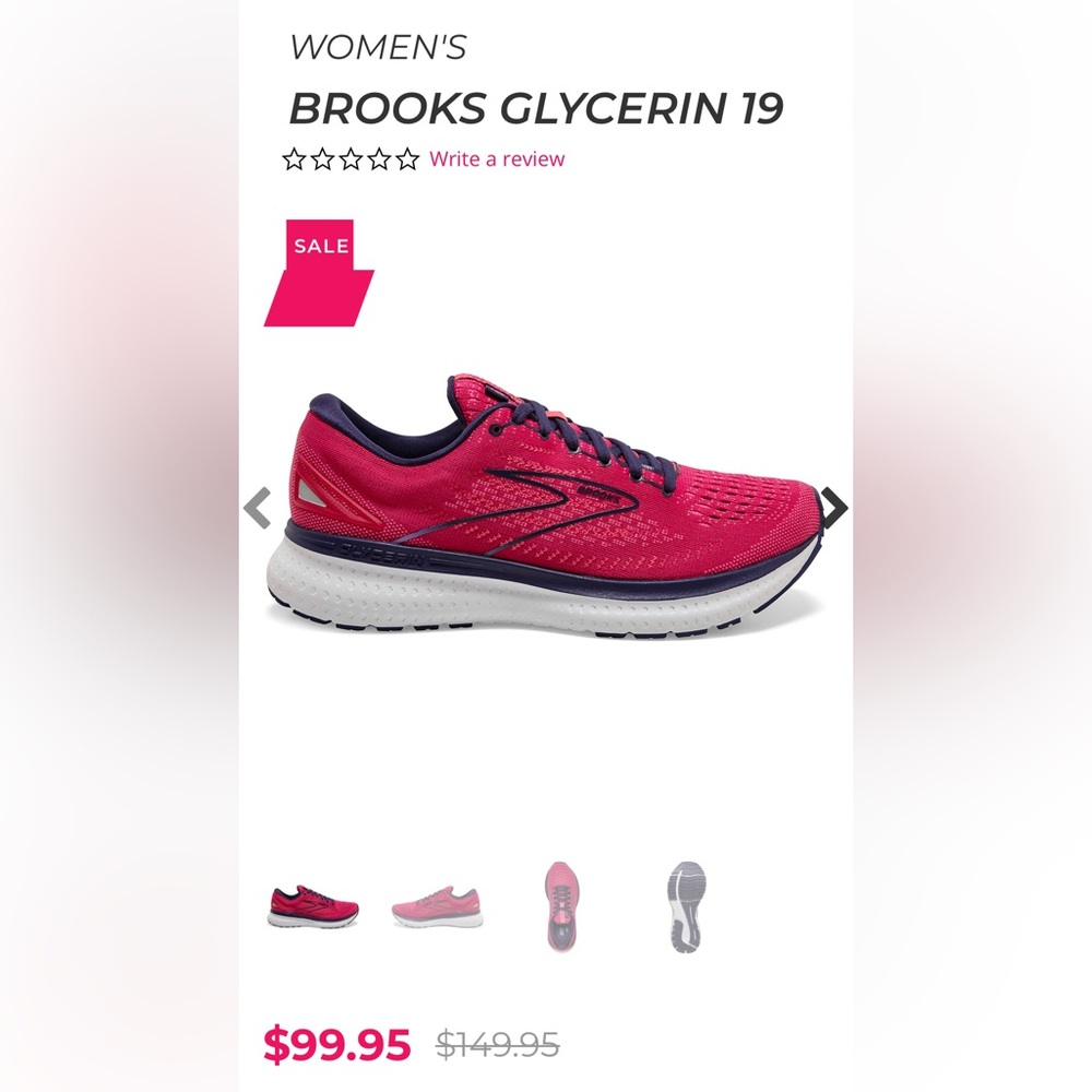 Brooks Glycerin 19 running shoes